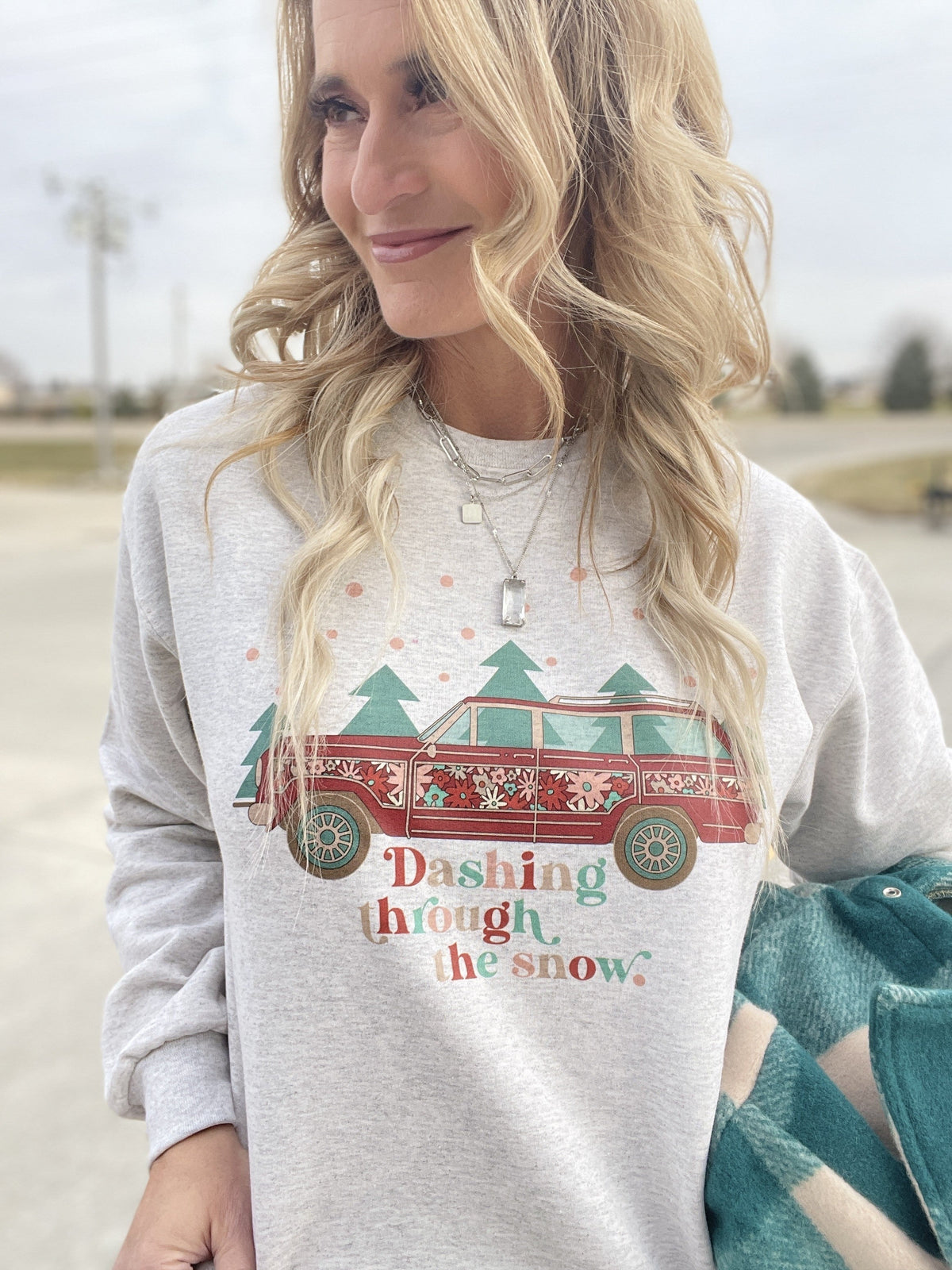 Dashing Through The Snow Sweatshirt *Final Sale*