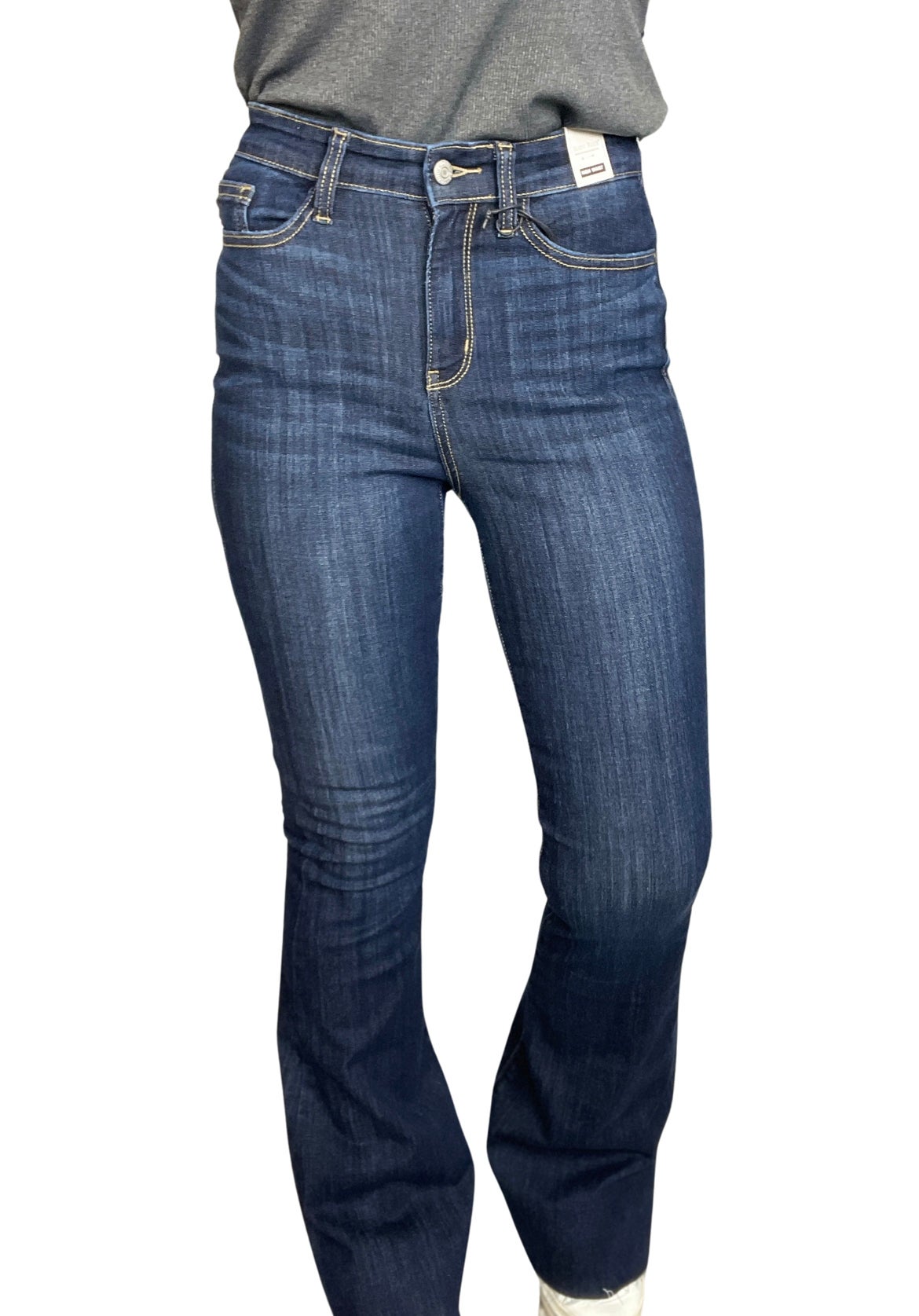 Judy Blue Jeanna High Rise Raw Hem Flare 343 *Final Sale*