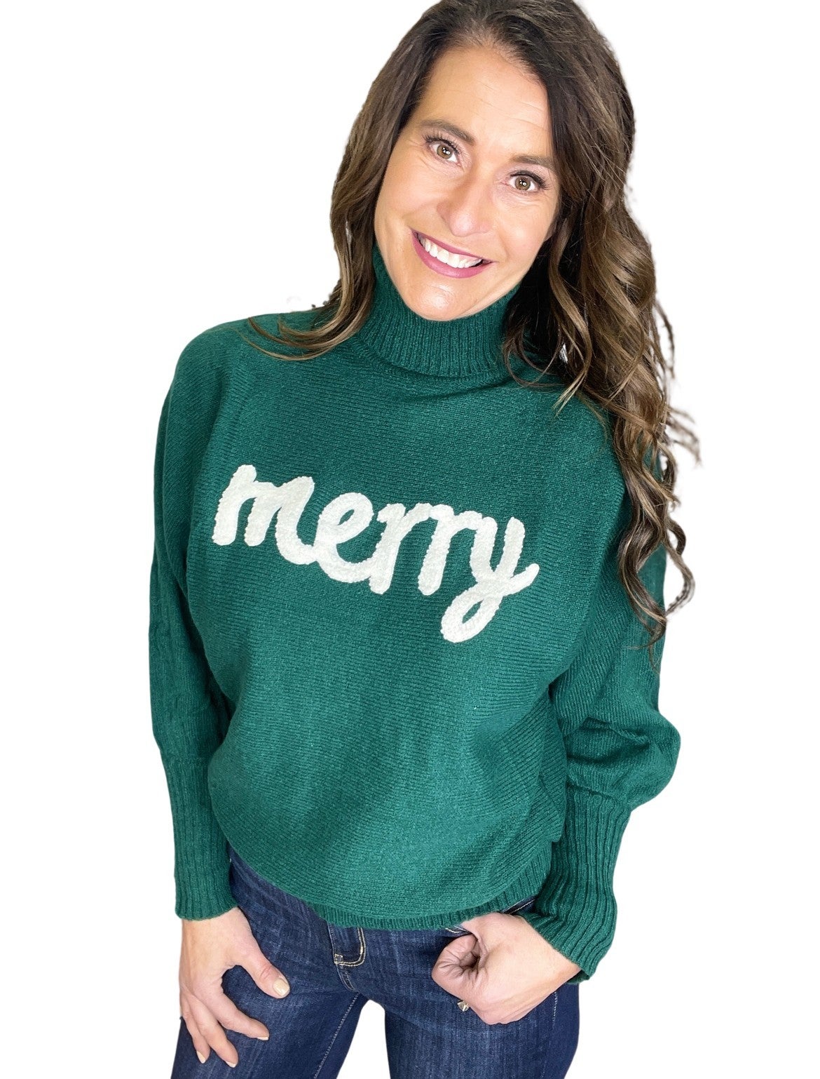 Merry Sweater In Deep Green