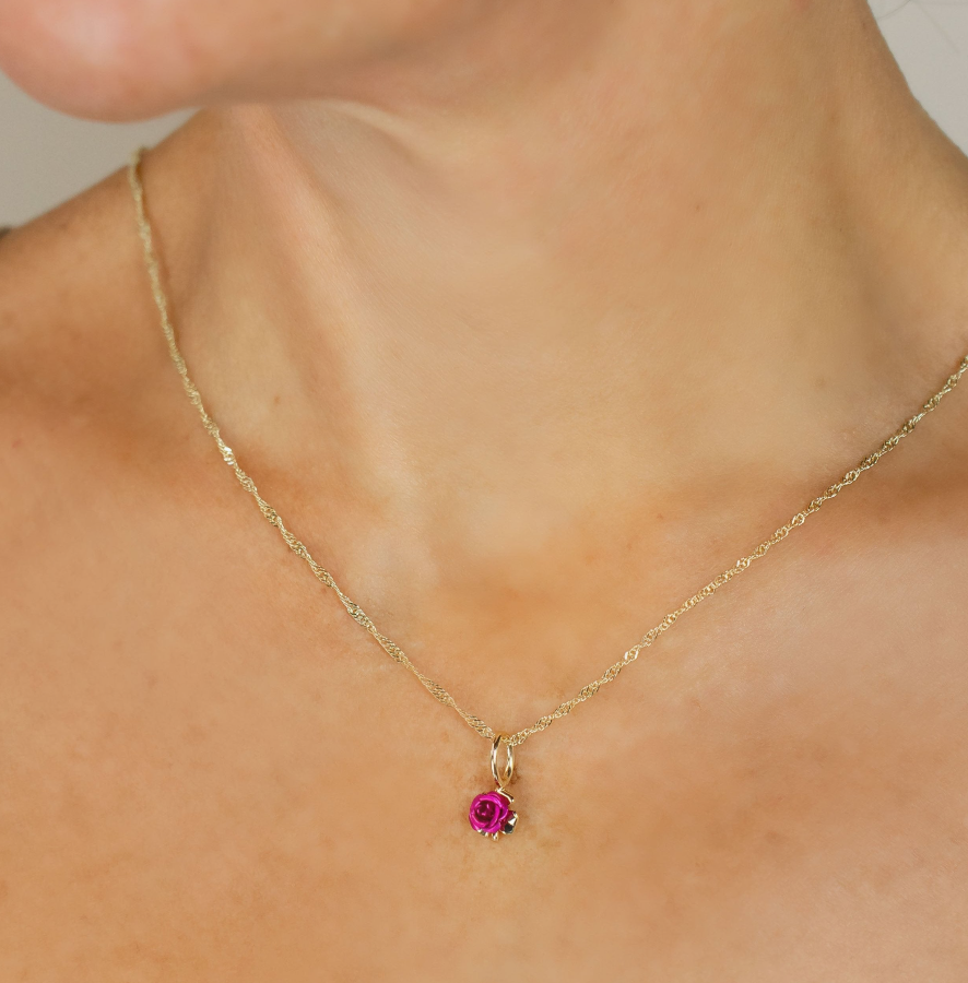 In Bloom Mini Rose Charm
