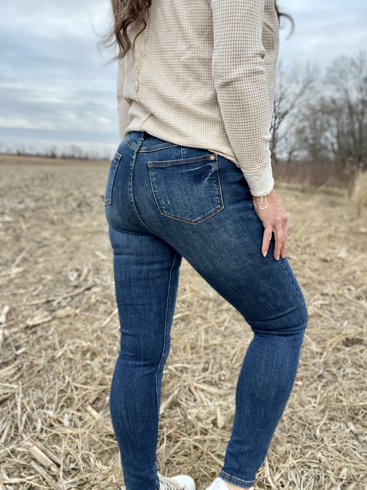 Judy Blue Sienna High Rise Non-Distressed Tummy Control Skinny Jean 692