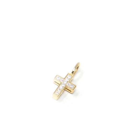 Crystal Cross Charm