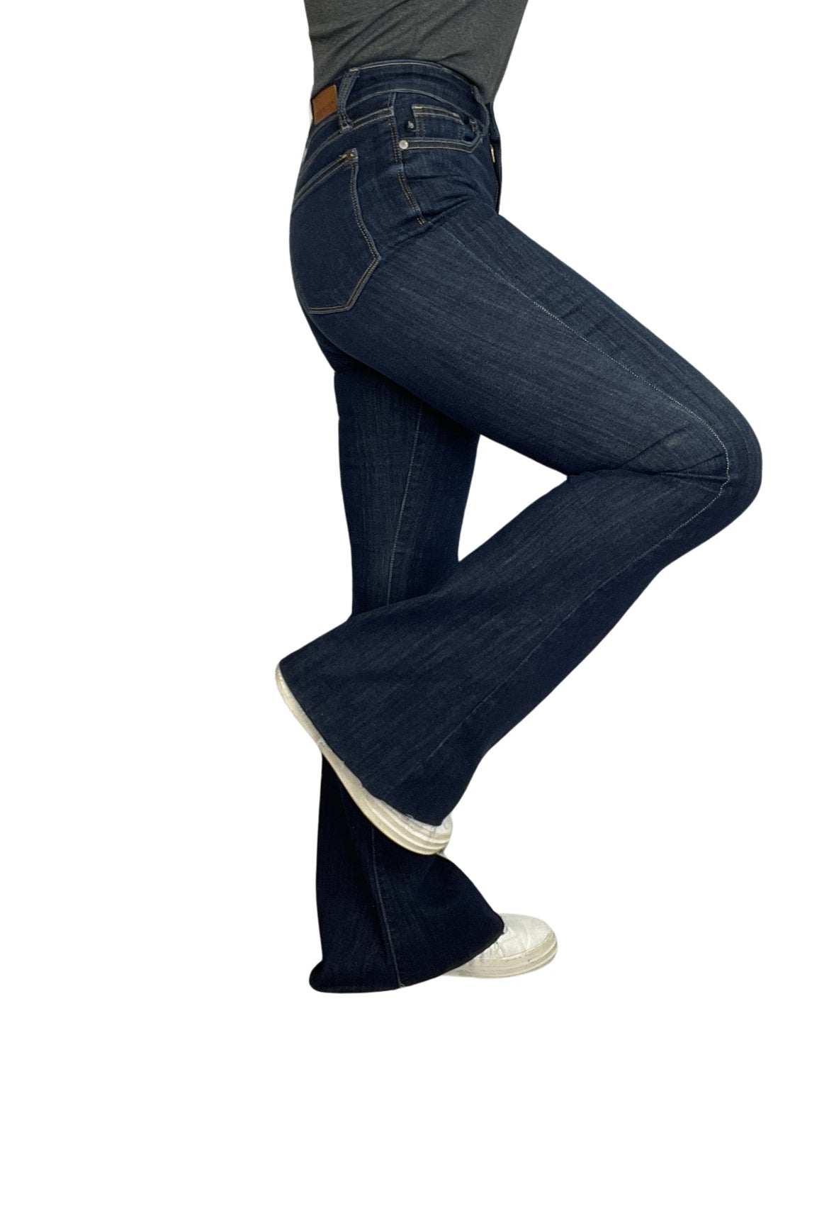 Judy Blue Jeanna High Rise Raw Hem Flare 343 *Final Sale*