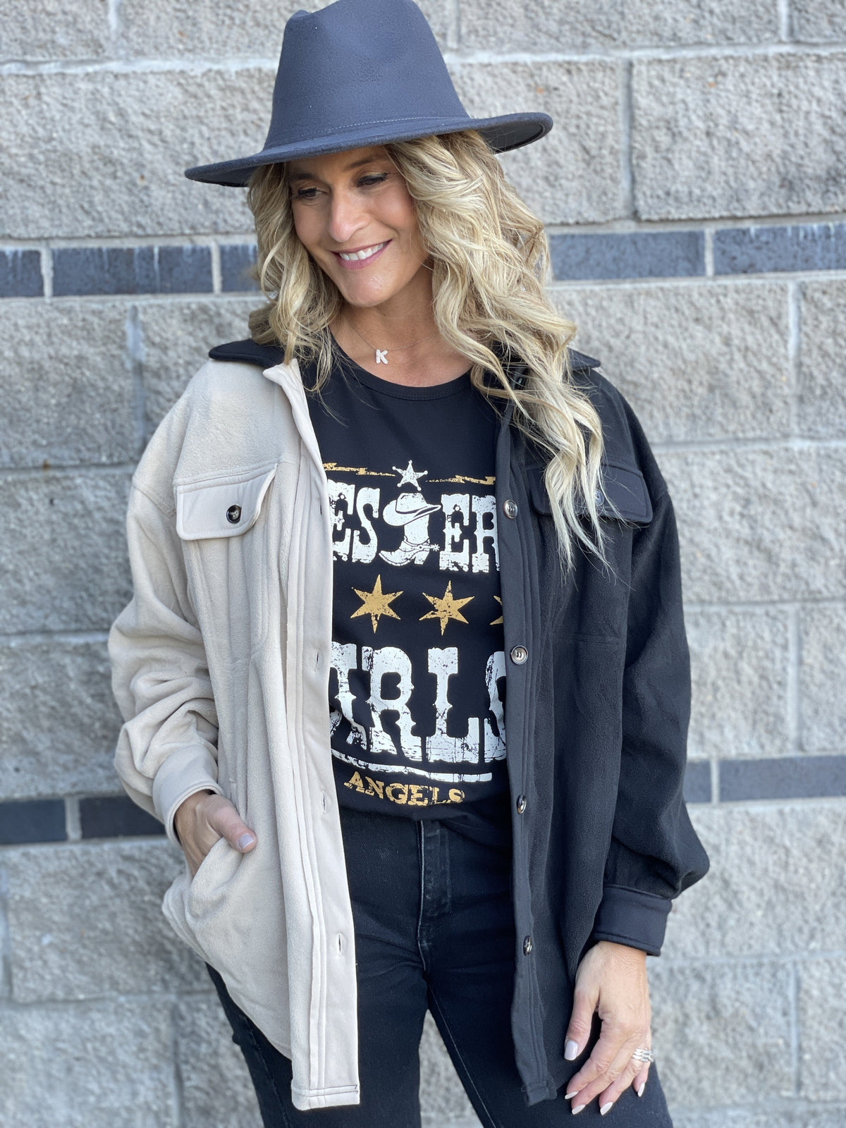 Oversized Split Personality Shirt Jacket *Final Sale*
