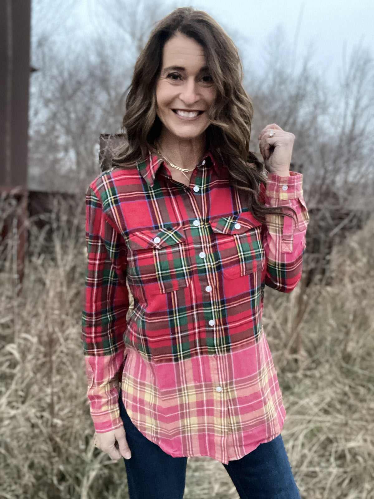 Red and Green Flannel