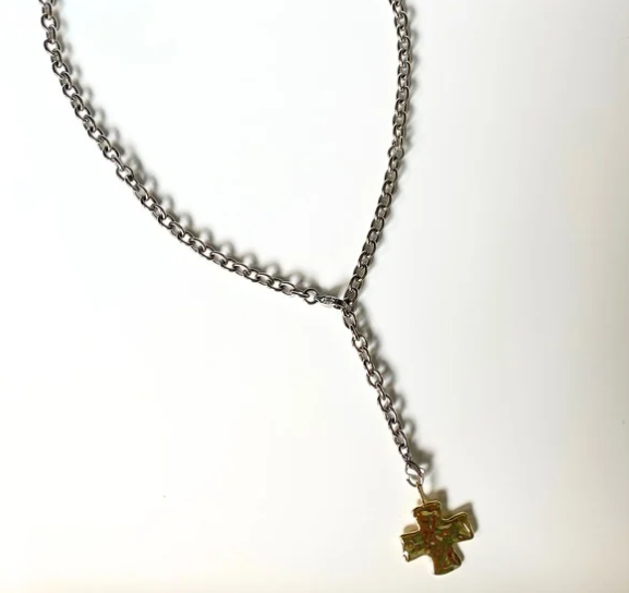 Hammered Cross Charm *Final Sale*