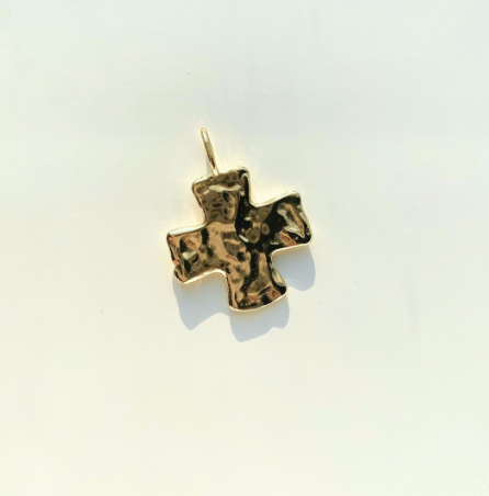 Hammered Cross Charm *Final Sale*