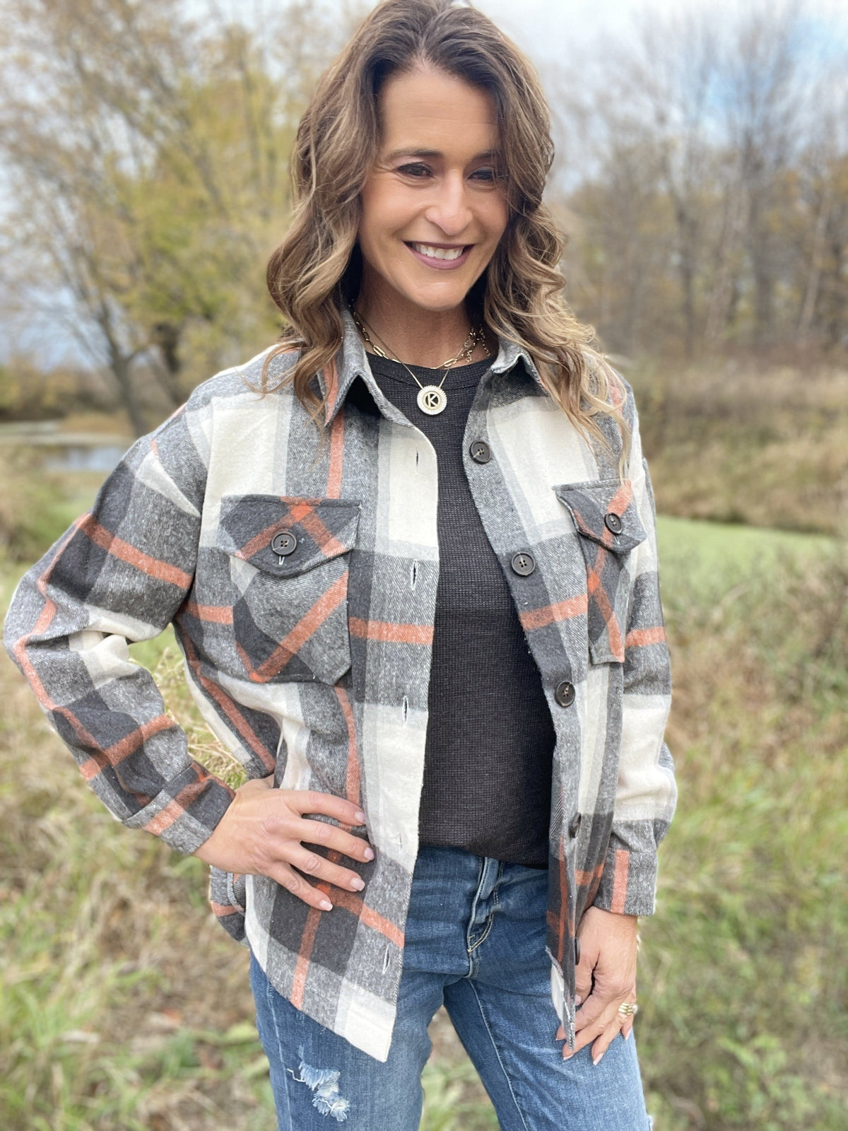 Perfect World Plaid Shacket In 3 Colors *Final Sale*