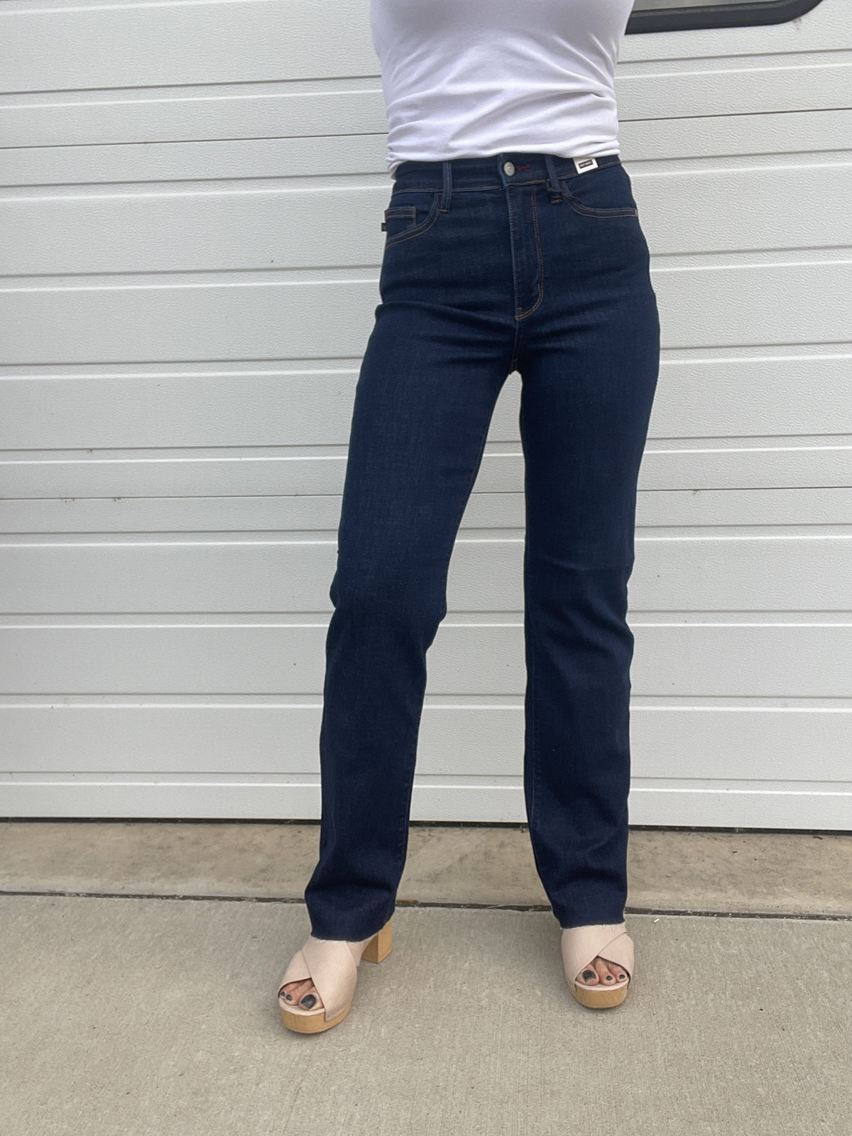 Judy Blue Mason Dark Denim Straight Leg Jeans 512