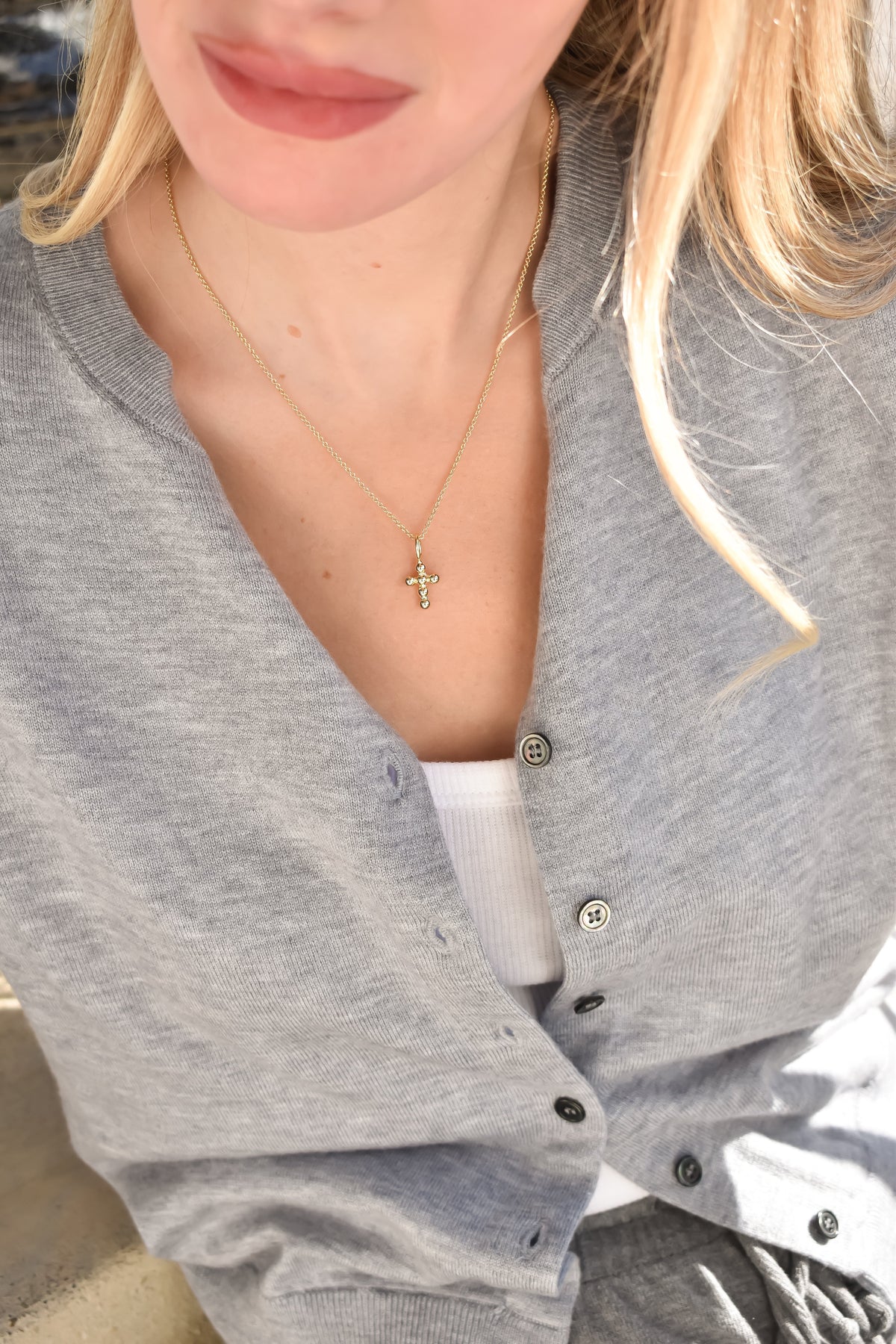 Pre-Order Mini Hope Cross Charm *Final Sale*