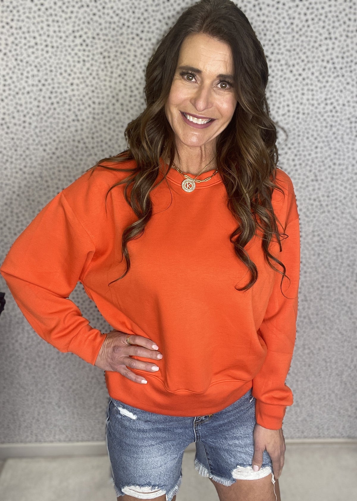 Absolutely Yes Scuba Crewneck Sweatshirt In Five Colors *Final Sale*
