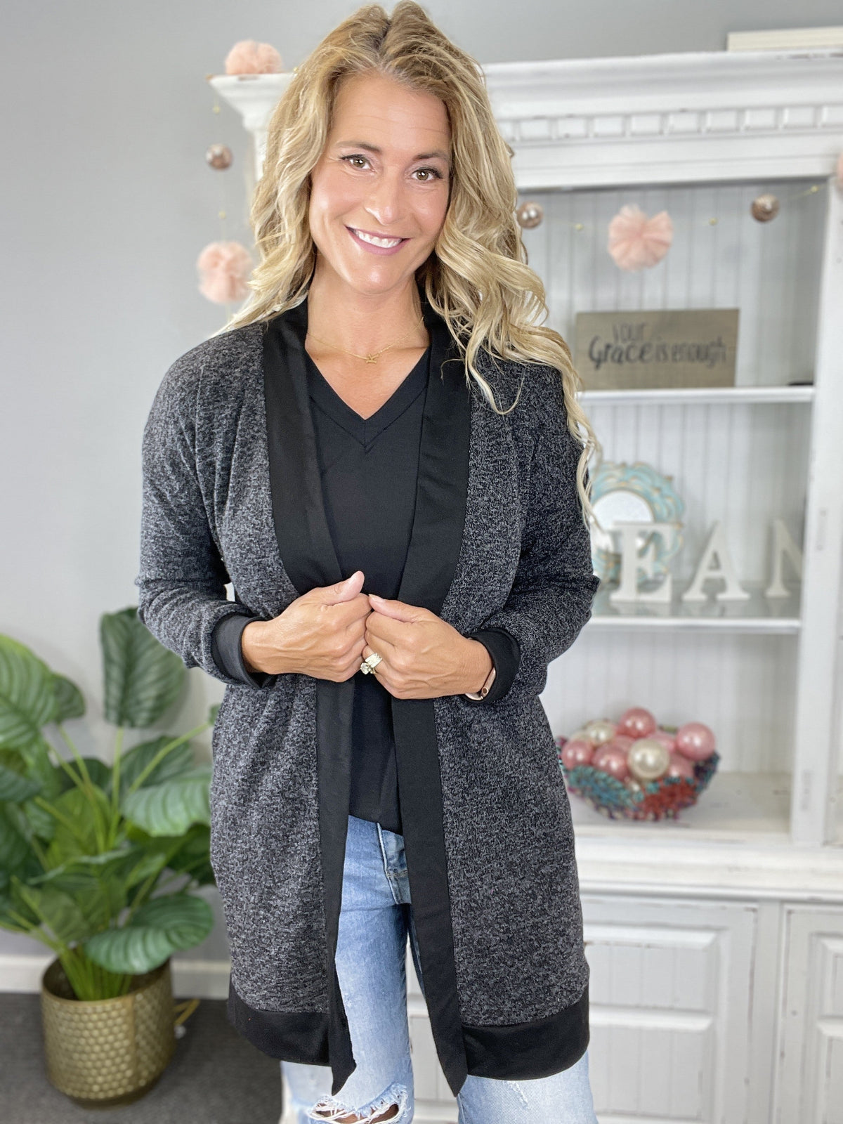 Mixed Notes Cardigan *Final Sale*