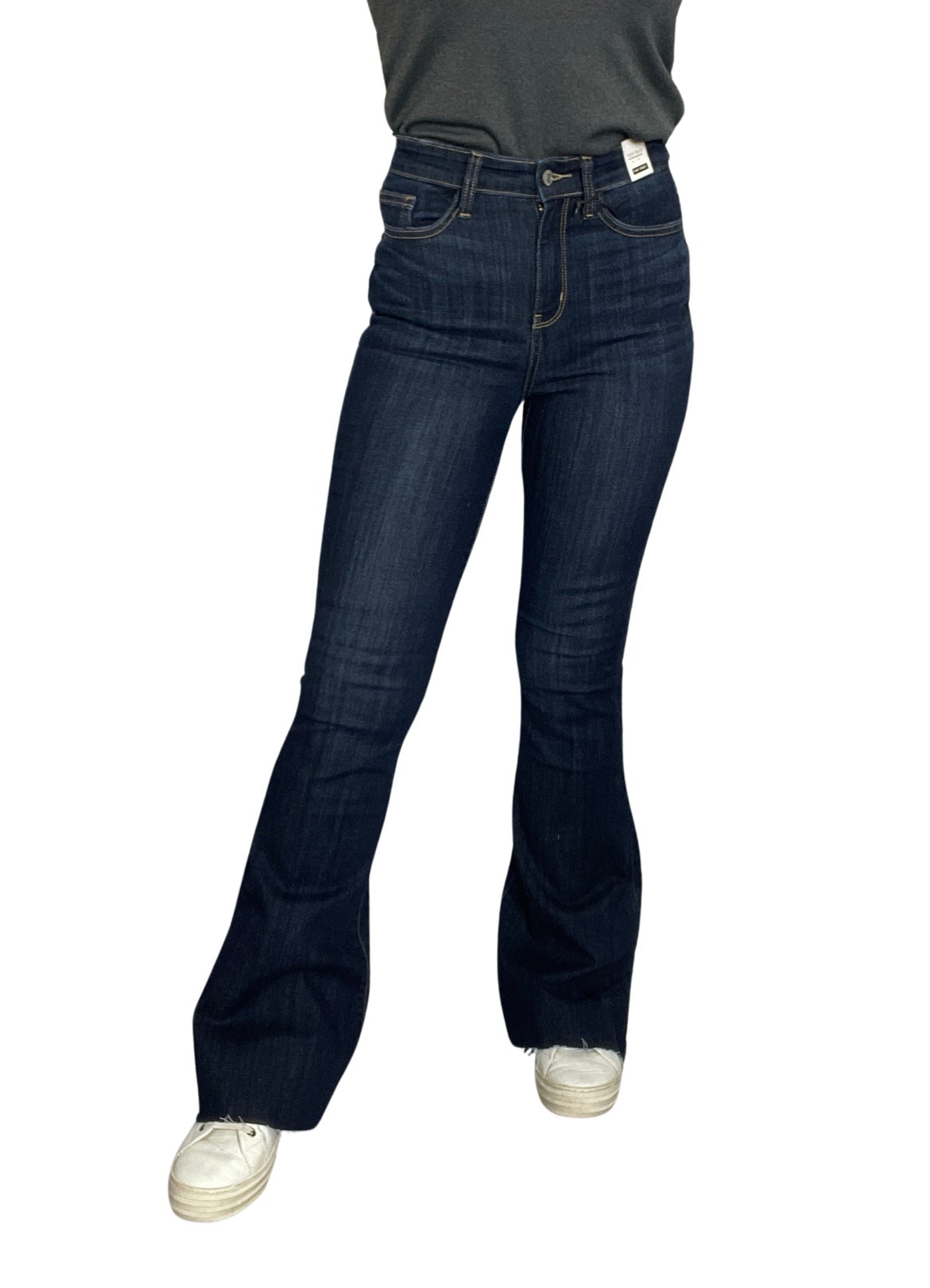 Judy Blue Jeanna High Rise Raw Hem Flare 343 *Final Sale*