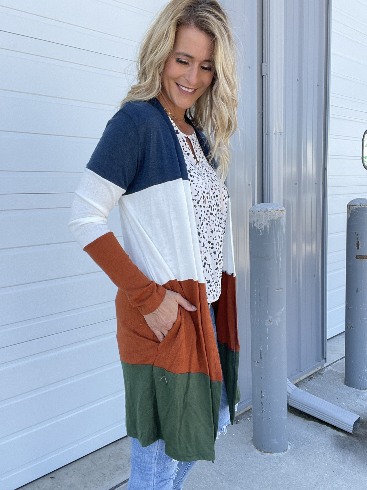 Shaded Colorways Cardigan *Final Sale*