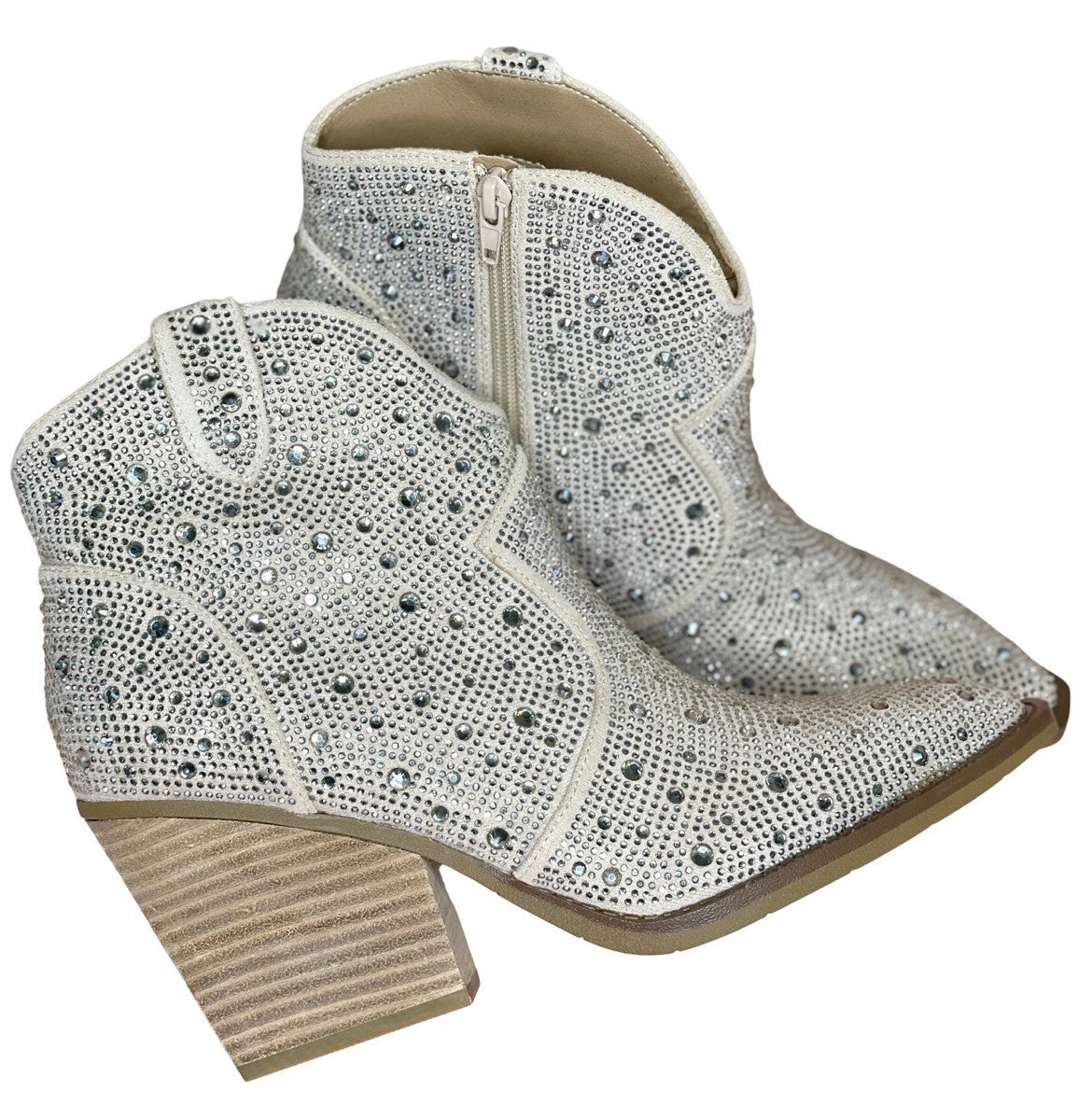 Kady Taupe Sparkle Bootie