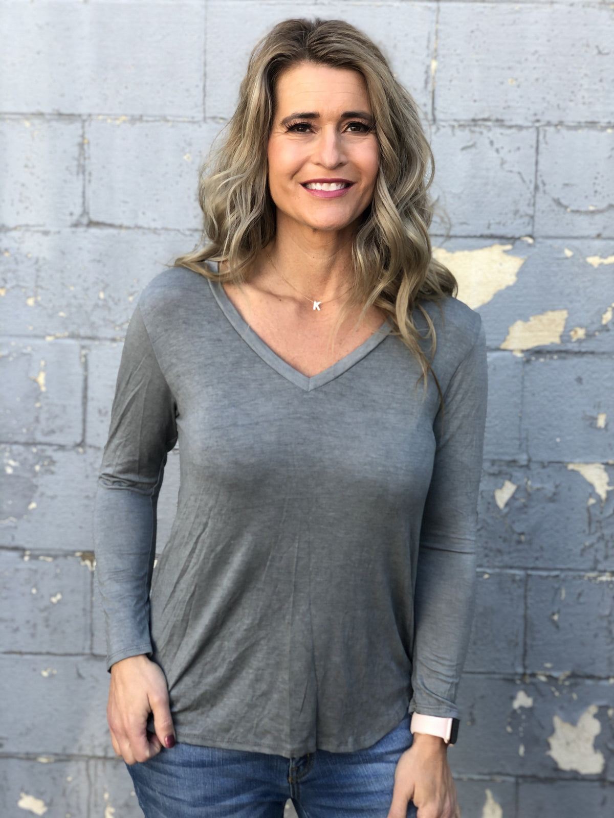 Go With It Long Sleeve Top *Final Sale*