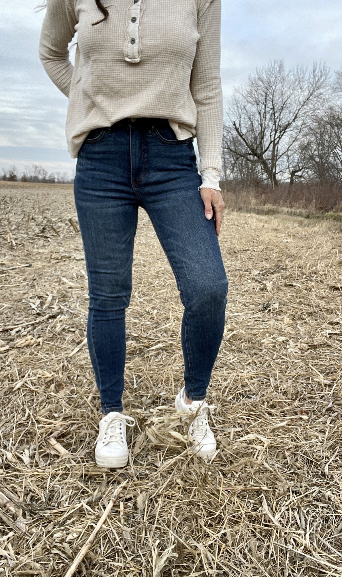 Judy Blue Sienna High Rise Non-Distressed Tummy Control Skinny Jean 692