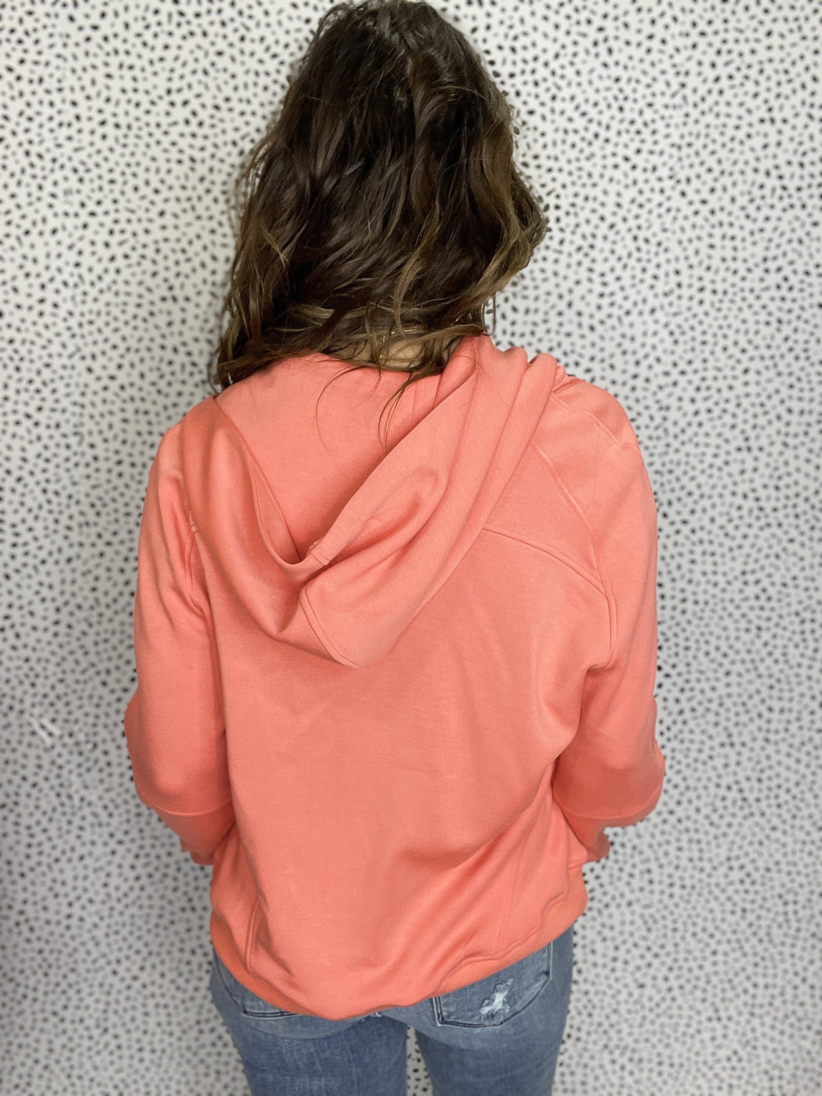 Absolutely Yes Half Zip Scuba Pullover Sweatshirt in Multiple Colors *Final Sale*