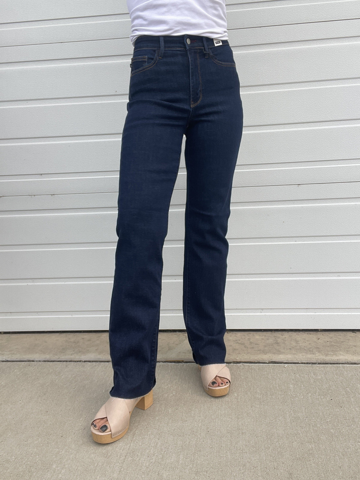 Judy Blue Mason Dark Denim Straight Leg Jeans 512