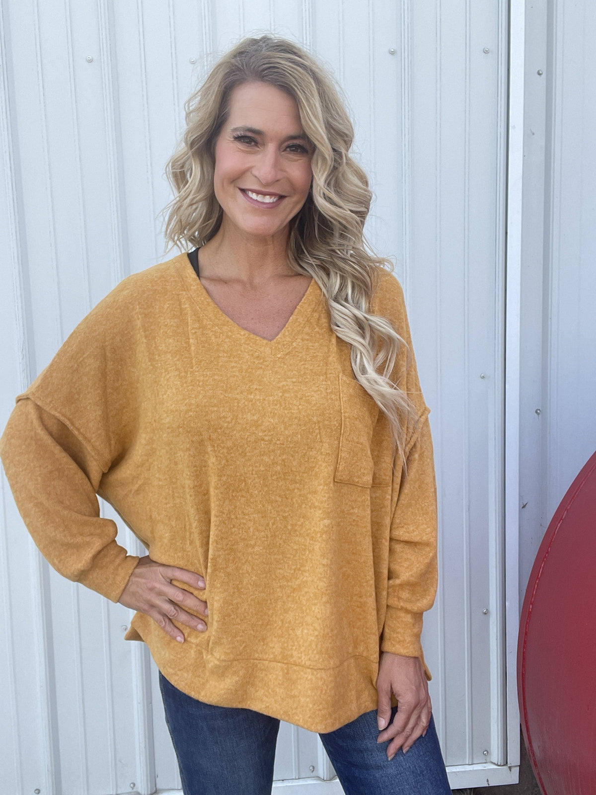 No Foolin Soft Stuff Oversized Top *Final Sale*