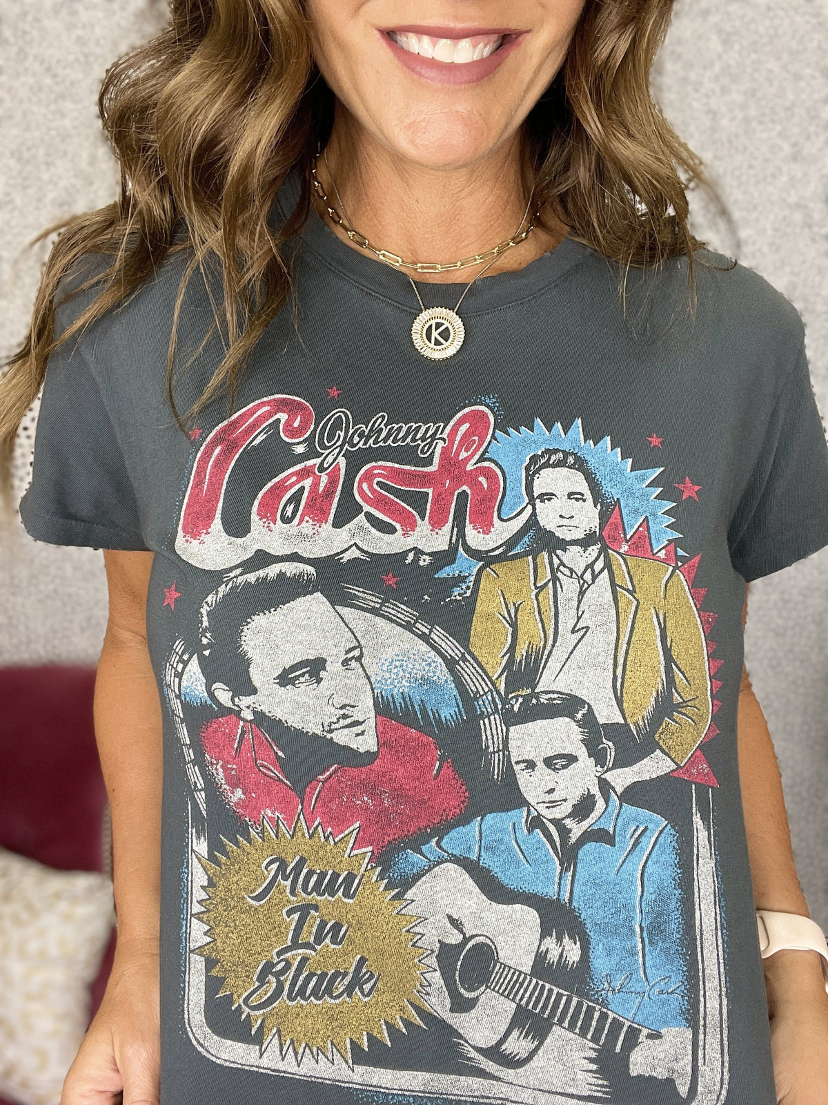 DayDreamer Johnny Cash Man In Black Tee