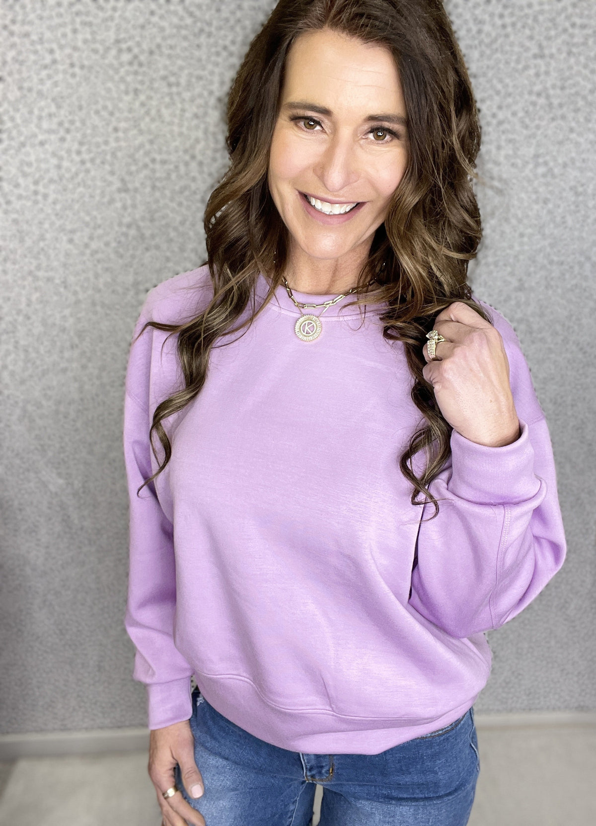 Absolutely Yes Scuba Crewneck Sweatshirt In Five Colors *Final Sale*