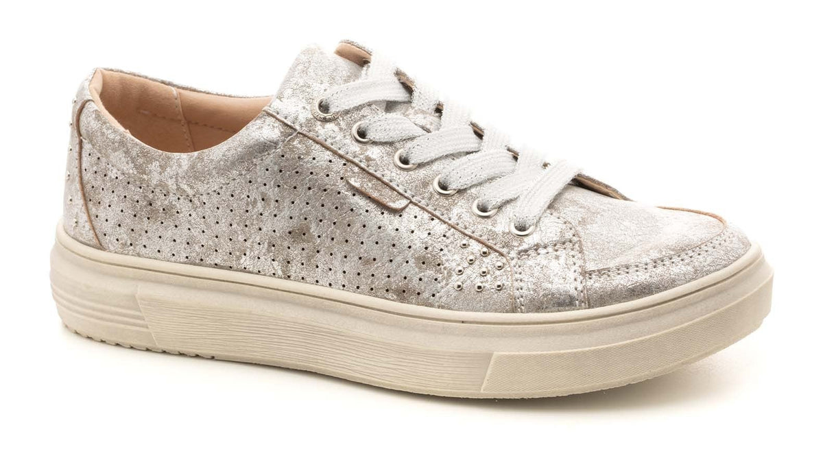 Corky's Down Time Silver Metallic Sneaker *Final Sale*