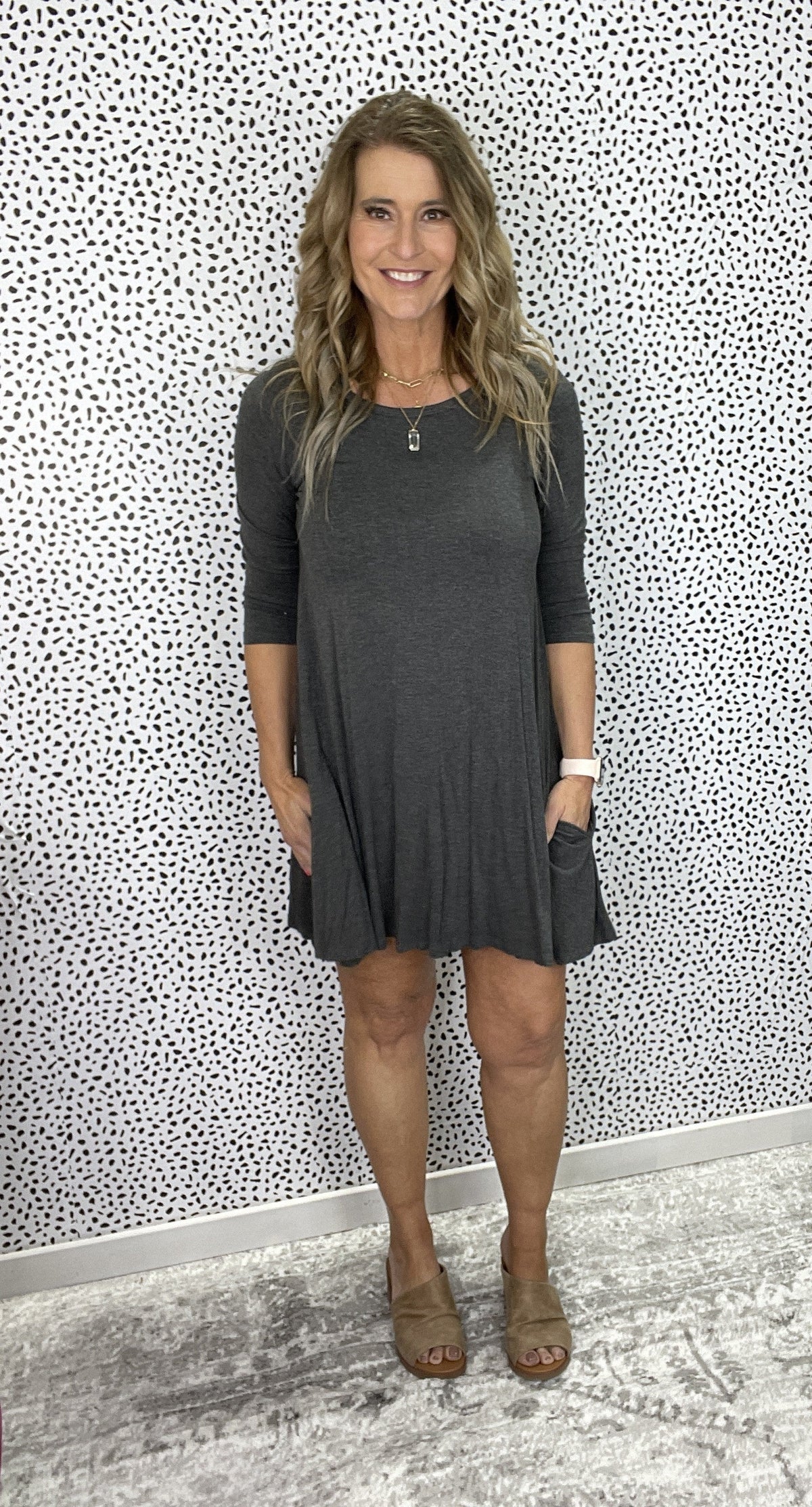 Casual Afternoon Dress Long Sleeve