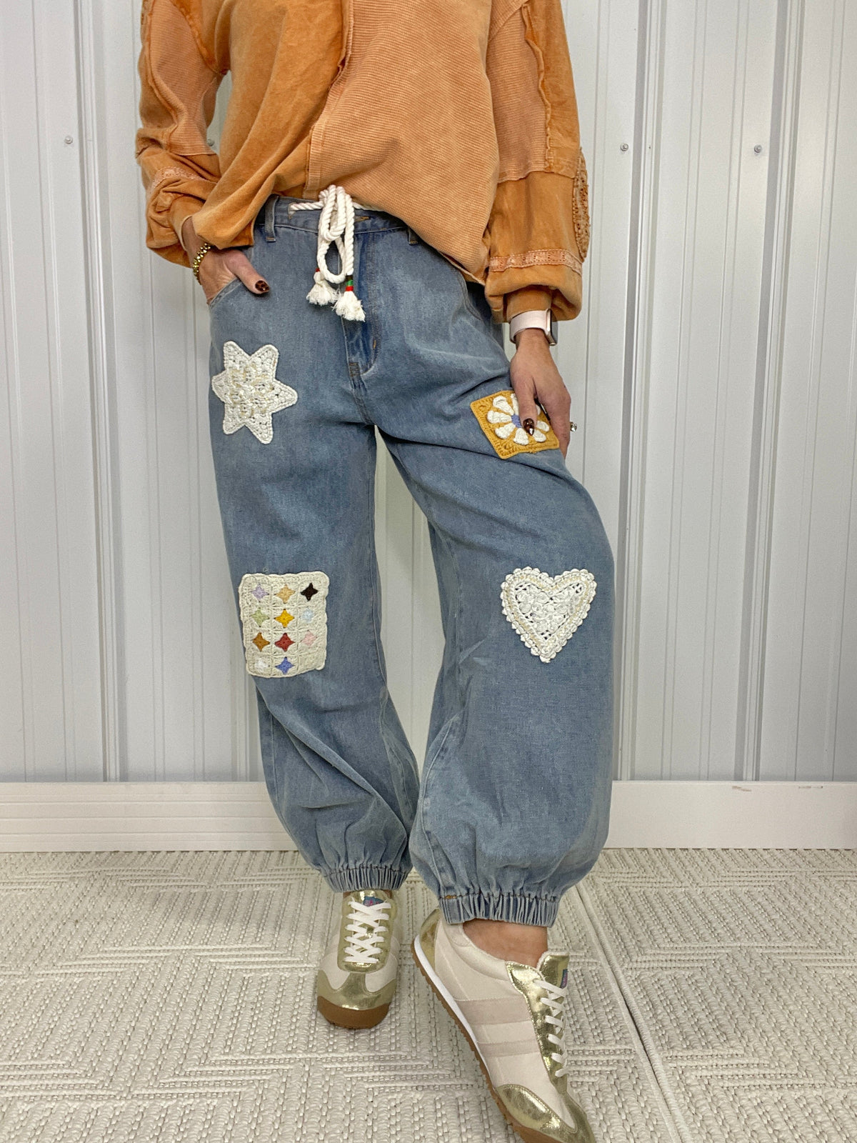 POL The Optimist Pants In Denim *Final Sale*