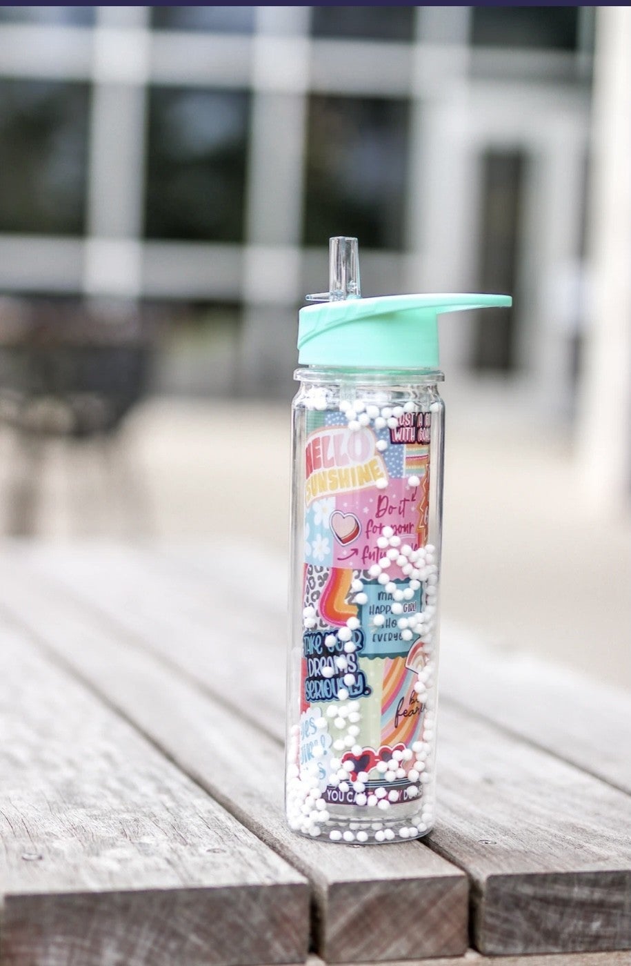 Pom Pom Water Bottle *Final Sale*