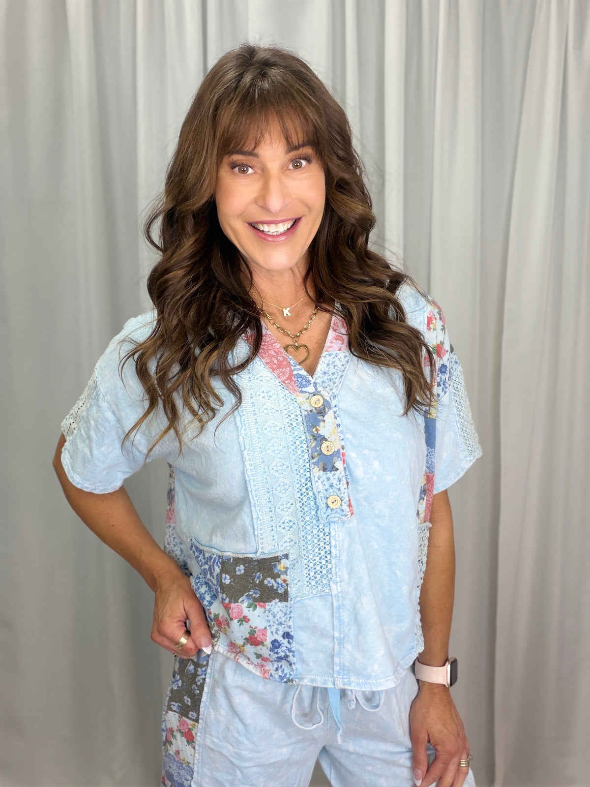 Timeless Tapestry Lace Bandana Blouse in 4 Colors