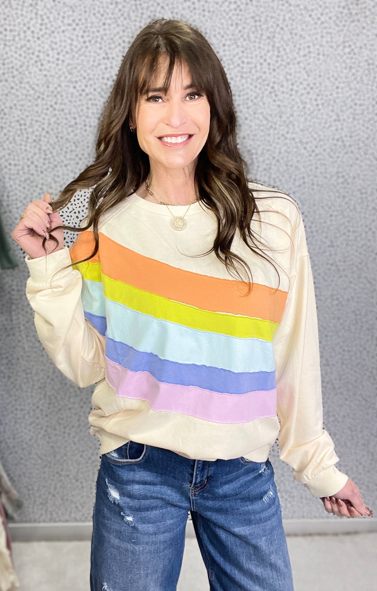 Color Me Happy Mineral Washed Pullover In 2 Colors *Final Sale*