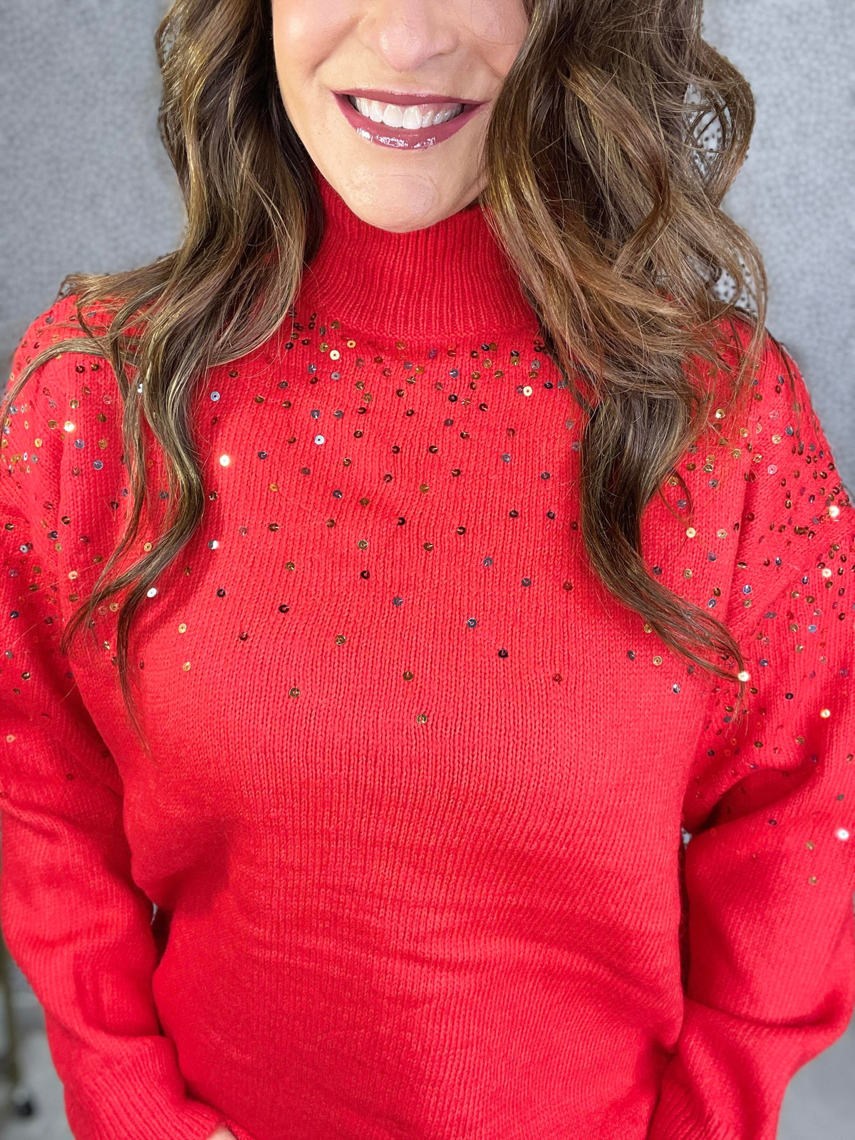 Shimmer Bliss Sequin Detail Sweater
