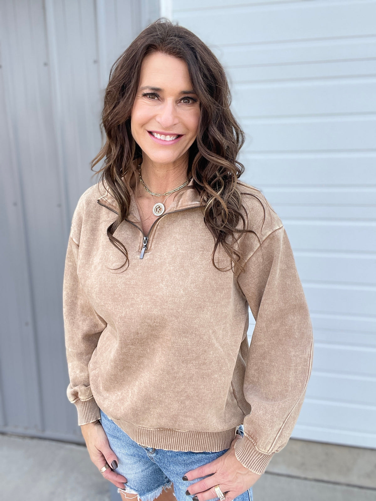 Always And Forever Acid Wash Pullover In 4 Colors *Final Sale*