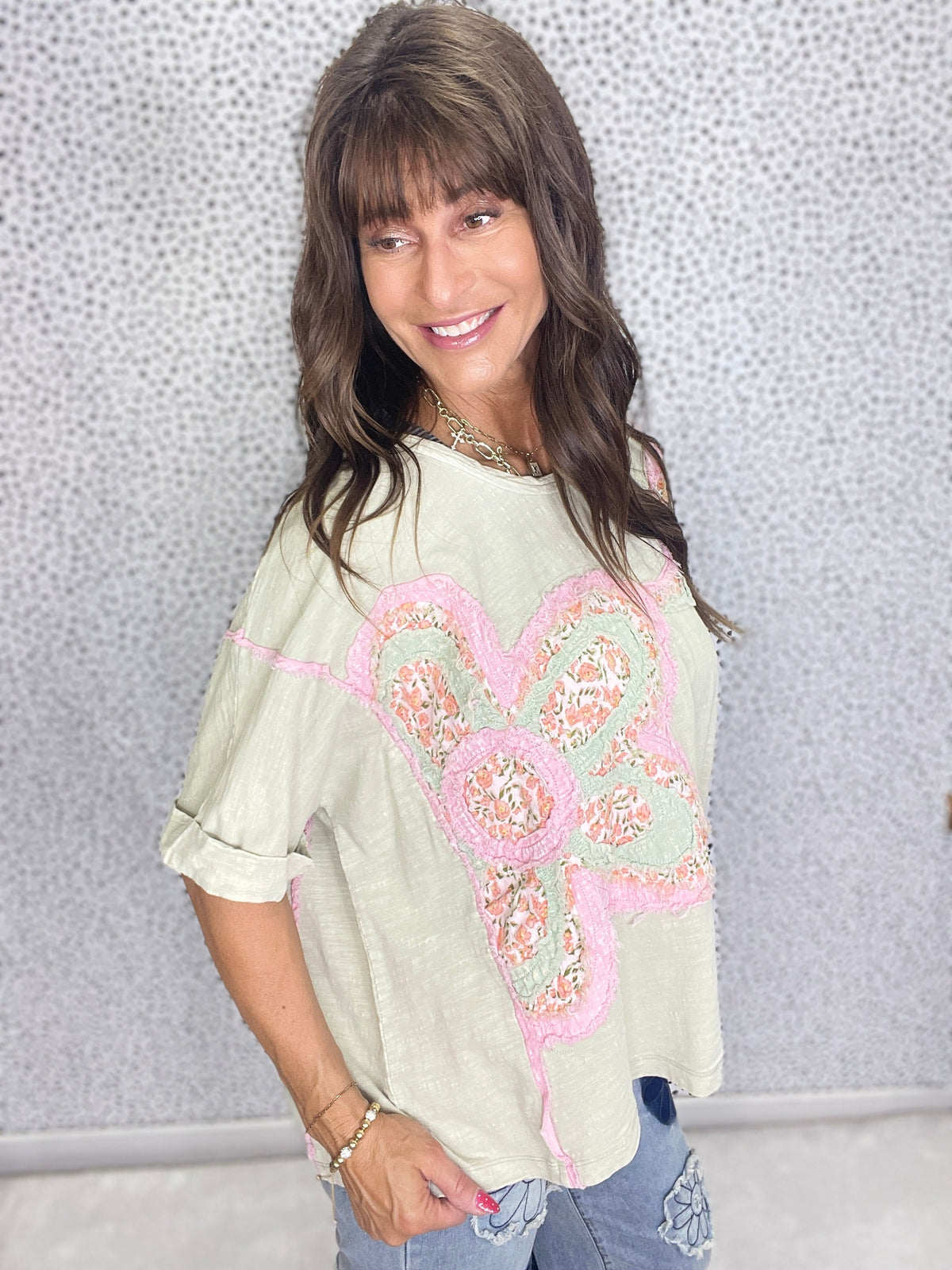 Stopping All Day Flower Patch Top In 3 Colors