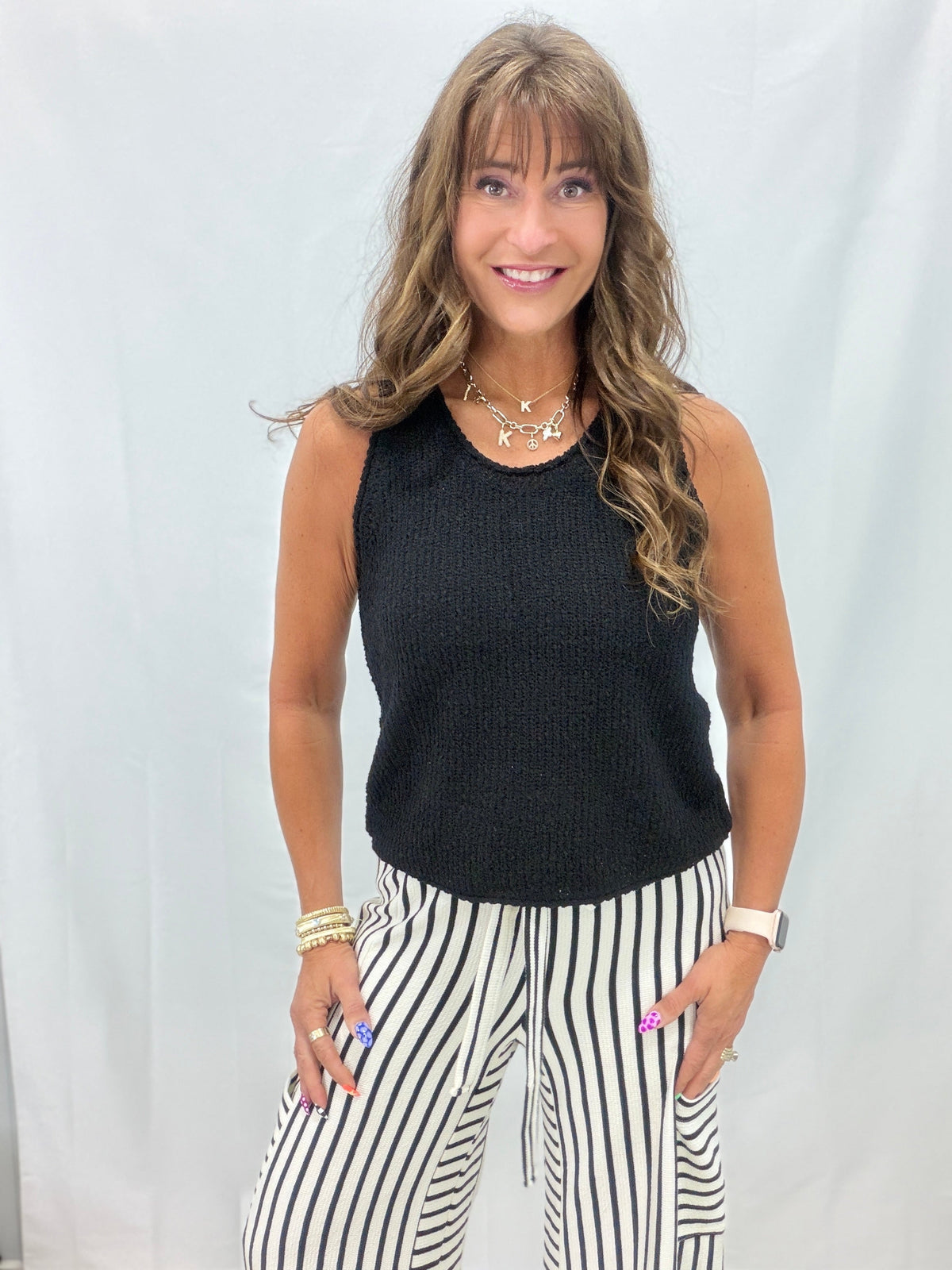 Cutting Corners Sweater Tank Top in 2 Colors