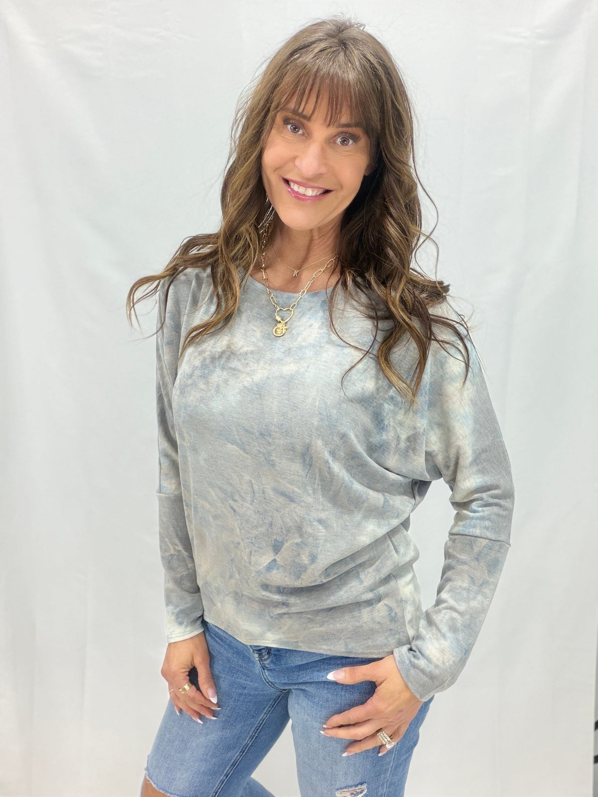 Vintage Wash Long Sleeve – Grey *Final Sale*
