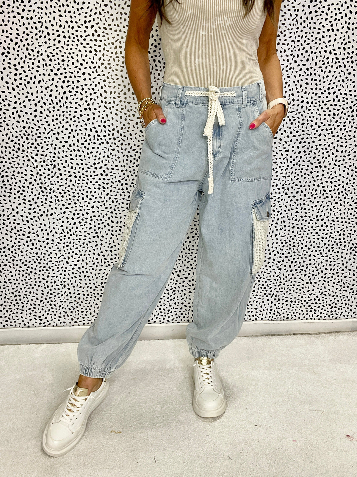 POL Taking Me Back For Fun Cotton Twill Pants In 3 Colors