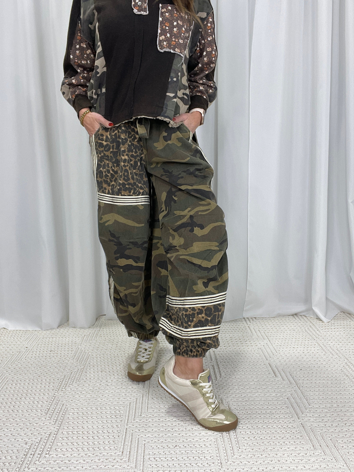 POL Looking Back Roomy Jogger Pants In 2 Colors
