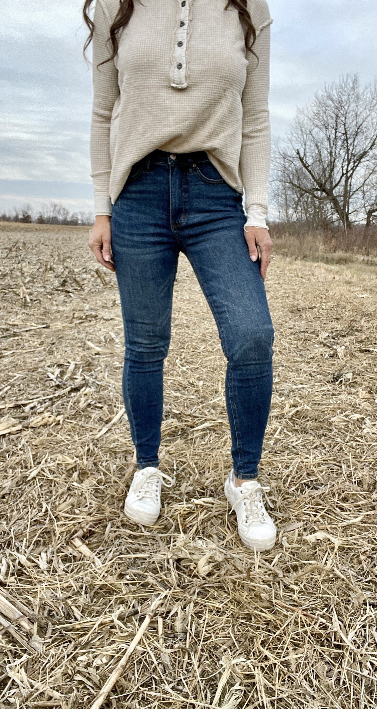 Judy Blue Sienna High Rise Non-Distressed Tummy Control Skinny Jean 692