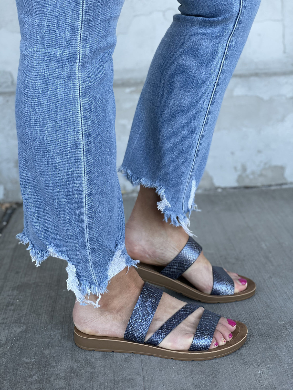 Risen Jodi Frayed Ankle Jean 59L *Final Sale*