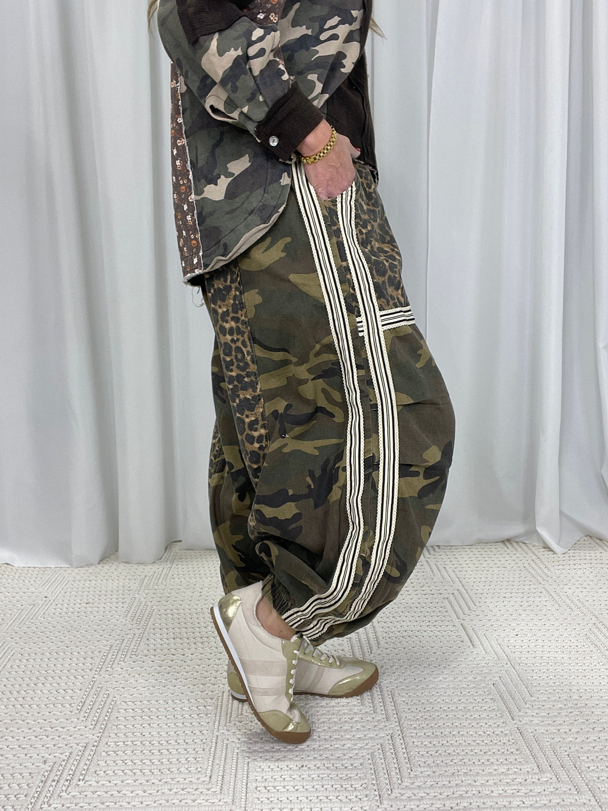 POL Looking Back Roomy Jogger Pants In 2 Colors