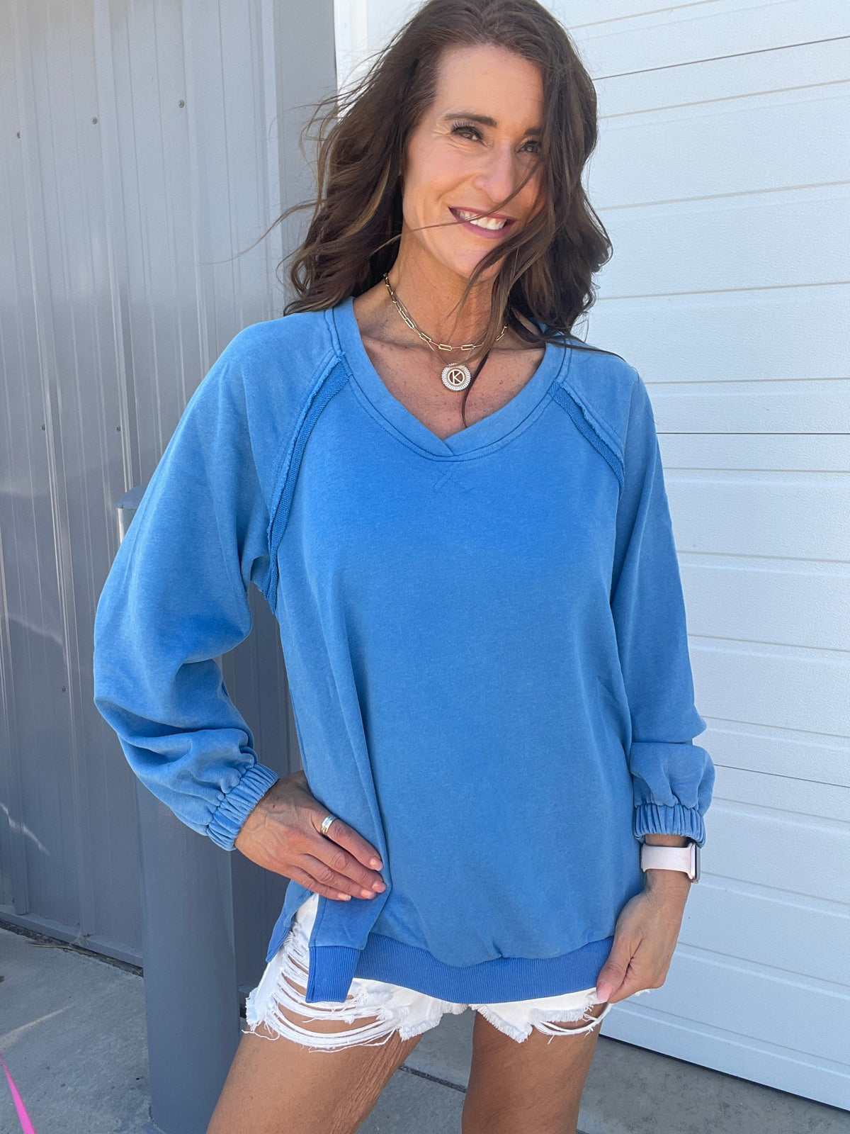 Pol Cross Walk Effortlessly Chic Pullover In 3 Colors *Final Sale*