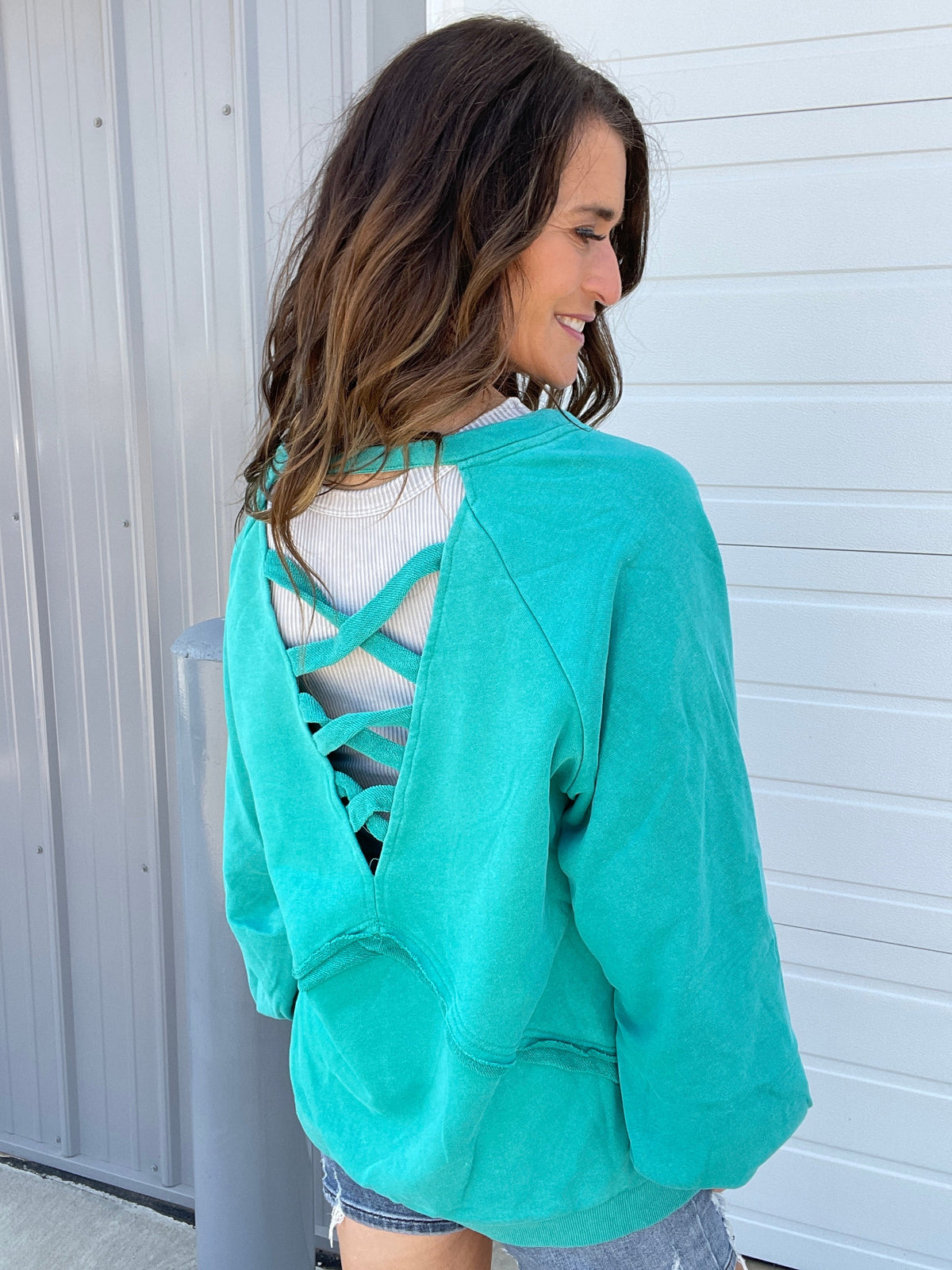 Pol Cross Walk Effortlessly Chic Pullover In 3 Colors *Final Sale*