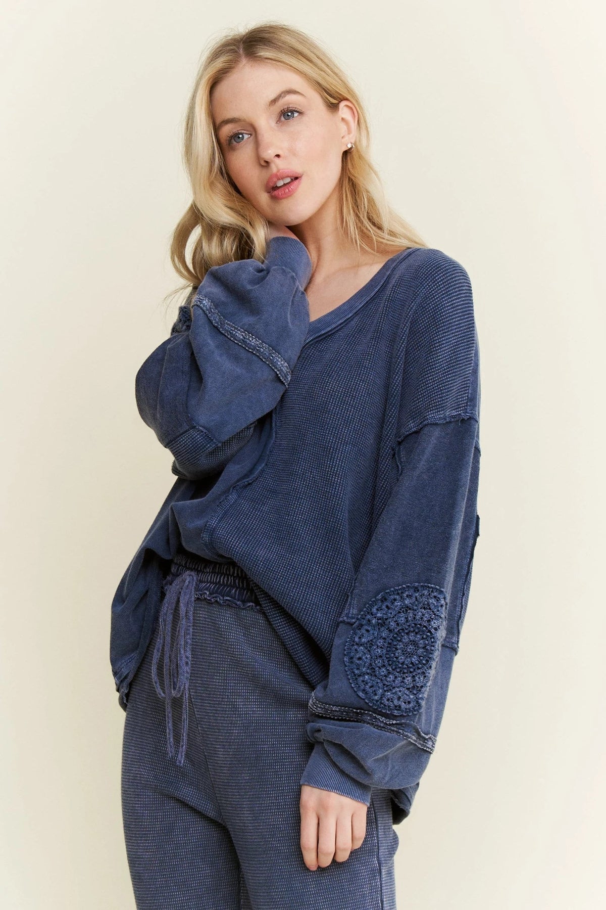 Desert Bloom Waffle Knit Top in 5 Colors