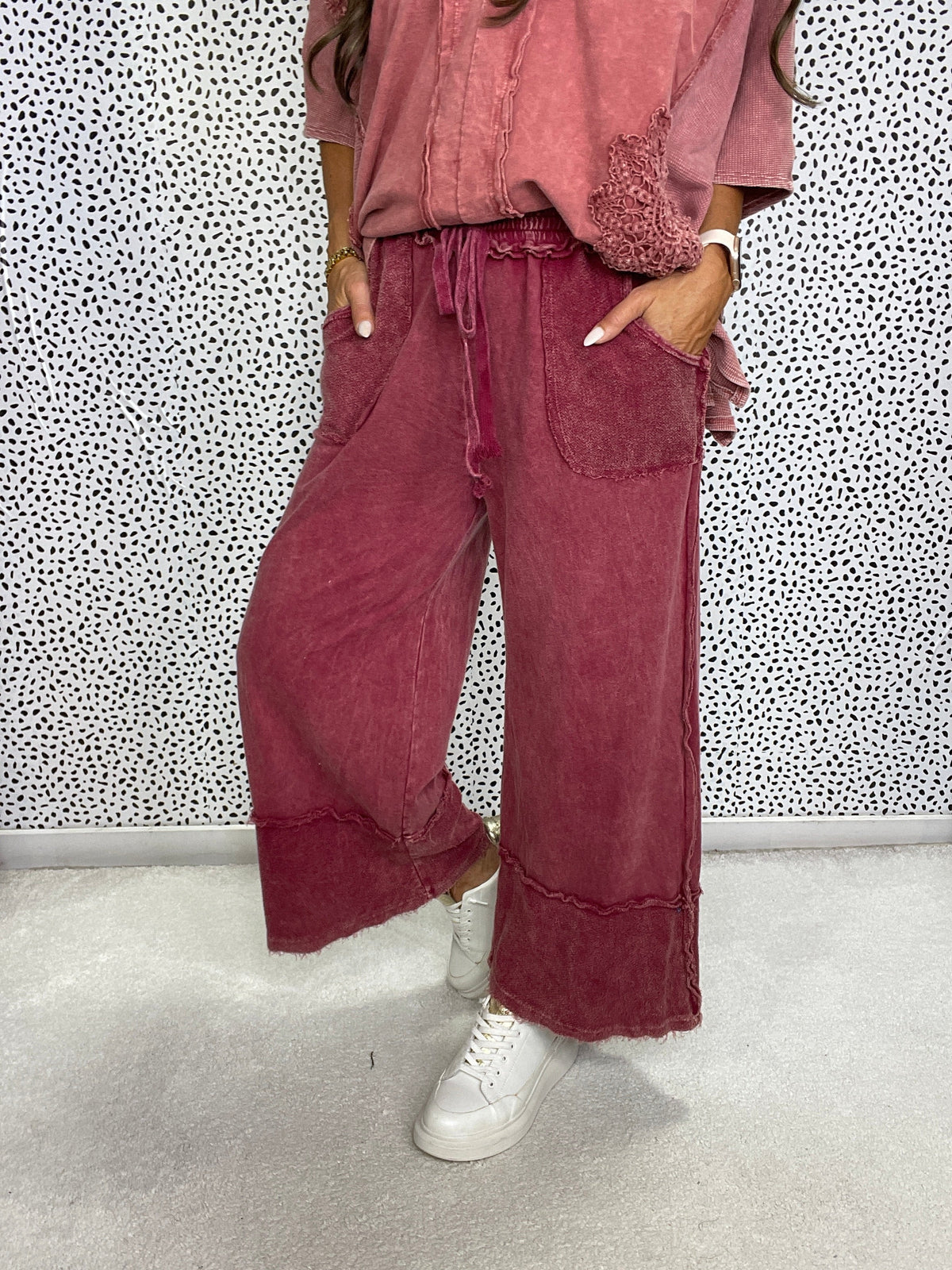 Pretty Girl Easy Mineral Wash Pants In 13 Colors