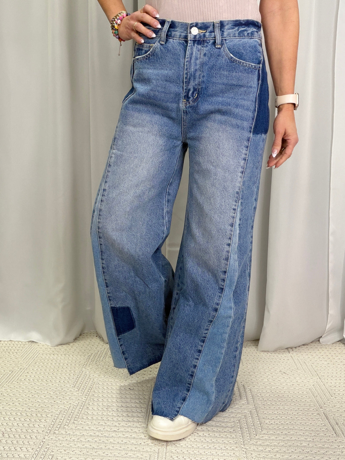 Baylie  High Waisted Jeans 686 In Denim *Final Sale*