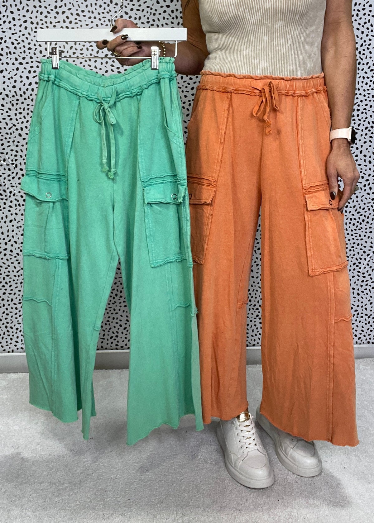 Where It's At Wide Leg Cargo Pants In 8 Colors *Final Sale*