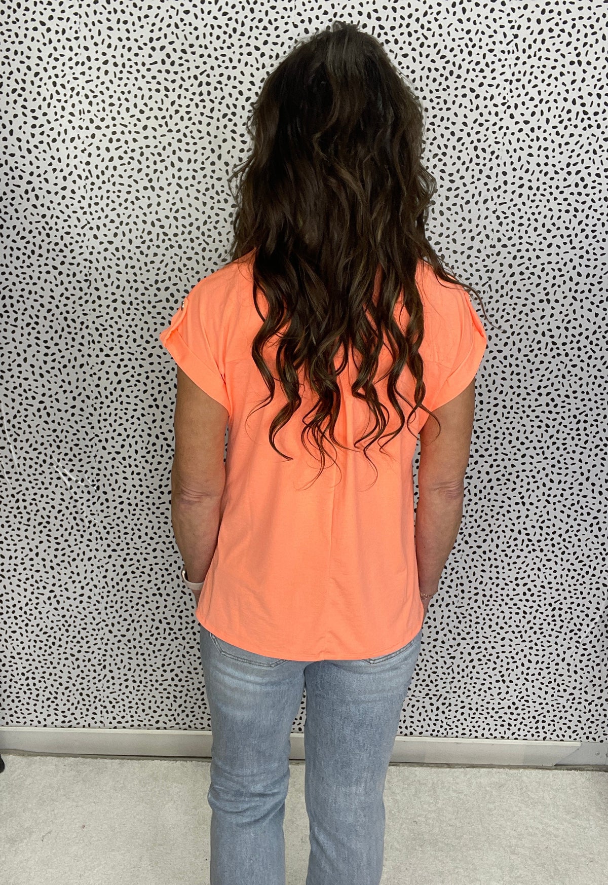 Everday Button Sleeve Top In Multiple Colors *Final Sale*