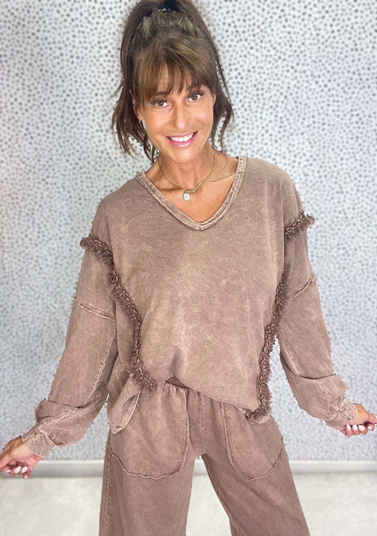 The Boho Bloom Lounge Top In 4 Colors *Final Sale*